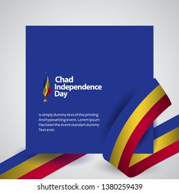 Chad Independence Day Vector Template Design Illustration