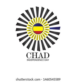 Chad independence day vector template. Design illustration for banner, advertising, greeting cards or print. Design happiness celebration