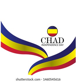 Chad independence day vector template. Design illustration for banner, advertising, greeting cards or print. Design happiness celebration