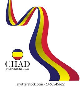 Chad independence day vector template. Design illustration for banner, advertising, greeting cards or print. Design happiness celebration