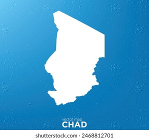 Chad map. Vector map for any needs.