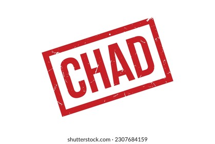 Chad Rubber Stamp Seal Vector