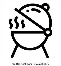 Chafing Dish Icon Element For Design