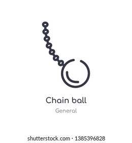 Ball And Chain Vector Art & Graphics