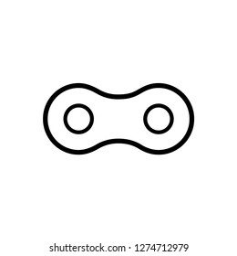 chain bike icon vector template