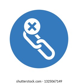 Chain Break Icon/Broken Chain/Remove Link