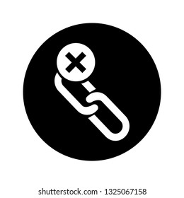 Chain Break Icon/Broken Chain/Remove Link