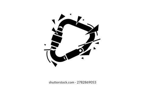 Chain breaking icon symbolizing freedom