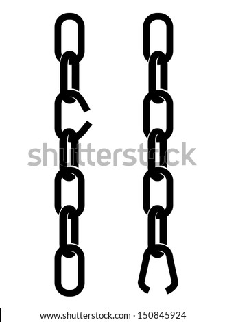 chain with the broken link