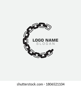 Plantilla de diseño del logotipo del vector de unidad abstracta de la cadena de negocios