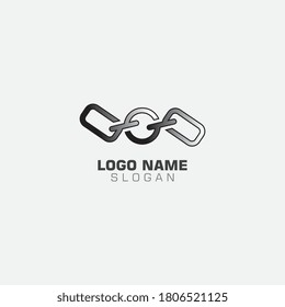 Chain Business abstract unity vector logo design template