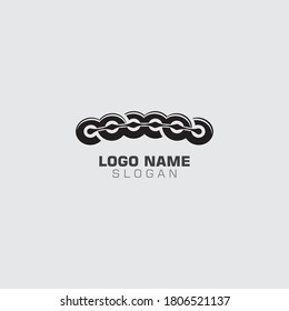Chain Business abstract unity vector logo design template