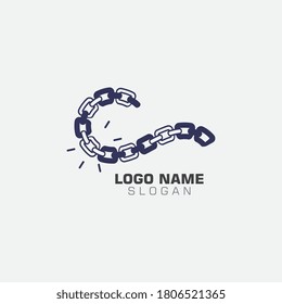 Plantilla de diseño del logotipo del vector de unidad abstracta de la cadena de negocios