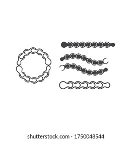 Chain Business corporate abstract unity vector logo design template