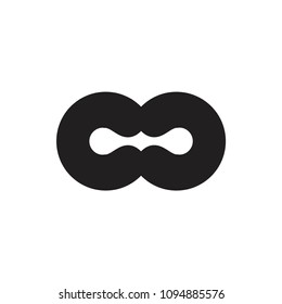 CHAIN with CD letter logo design vector