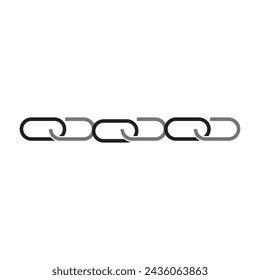 chain design logo vector template
