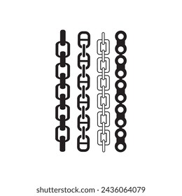 chain design logo vector template