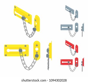 Chain door lock