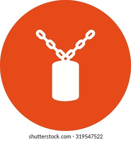 Chain, fence, army icon vector image. Can also be used for military. Suitable for use on web apps, mobile apps and print media.