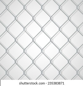 Chain fence background with shadow