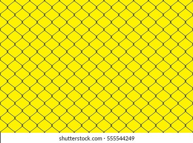 Chain Fence. Vector illustration