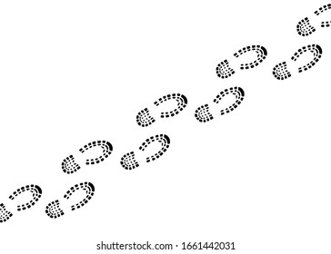 Footprint Drawing Images Stock Photos Vectors Shutterstock A collection of drawing exercises, downloadable worksheets and beautiful line drawings: https www shutterstock com image vector chain footprints shoes on white background 1661442031