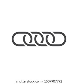 Chain graphic design template vector isolated illustration