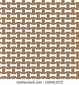 chain grid gold pattern texture seamless vector