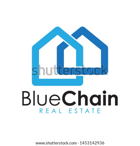 Chain House logo design. Modern Real Estate Logo design Inspiration 