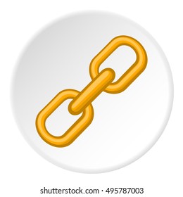 Chain icon. Cartoon illustration of chain vector icon for web