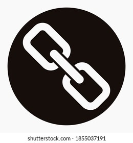 Chain icon. Compound. Connection. Vector icon.