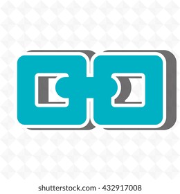chain icon design 