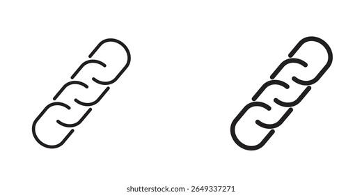 Chain icon Design Illustrations. editable web icons