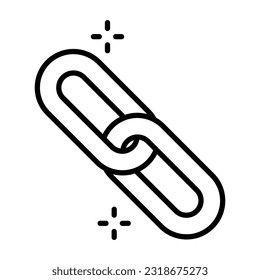 Chain Icon Design Vector template Illustration