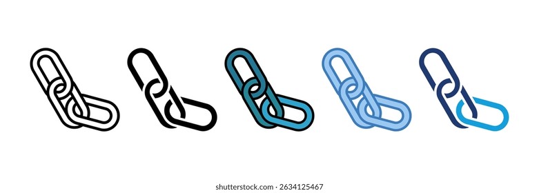 Elemento de icono de cadena para diseño