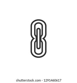 Chain icon graphic design template vector isolated