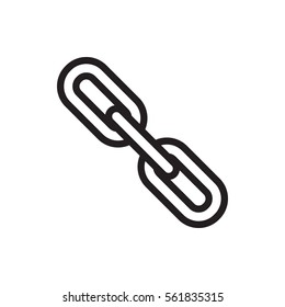 chain icon illustration isolated vector sign symbol