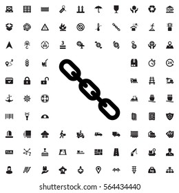 chain icon illustration isolated vector sign symbol