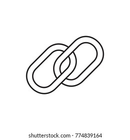 chain icon illustration isolated vector sign symbol