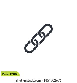 chain icon illustration simple design element vector logo template