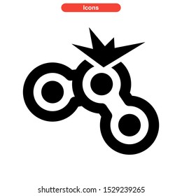 chain icon isolated sign symbol vector illustration - high quality black style vector icons
