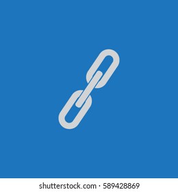 Chain icon, link vector illustration
