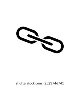 Chain icon logo design template isolated illustration