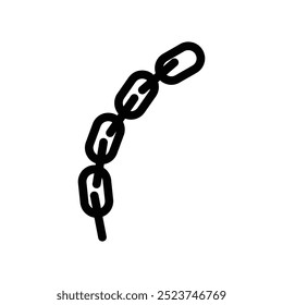 Chain icon logo design template isolated illustration