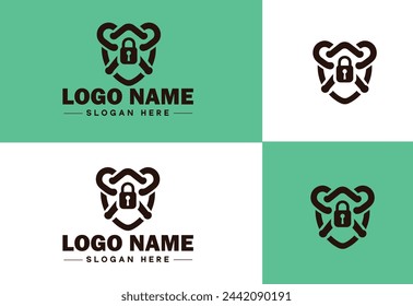 Chain icon logo vector art graphics for business brand app icon Chain logo template