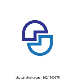 chain icon logo vector design