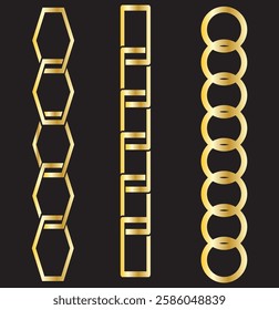 chain icon. Metal chain part vector . 1176