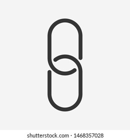 Chain icon. New trendy chain vector illustration vector symbol for app, logo, web, ui.
