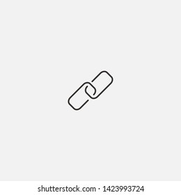 chain icon sign signifier vector