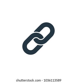 Chain icon. Simple element illustration. Chain symbol design template. Can be used for web and mobile UI.